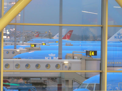 Notre avion, quelque part parmis les autres...